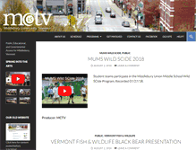Tablet Screenshot of middleburycommunitytv.org